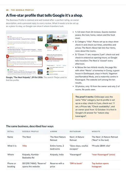 The Nest report, Google profile