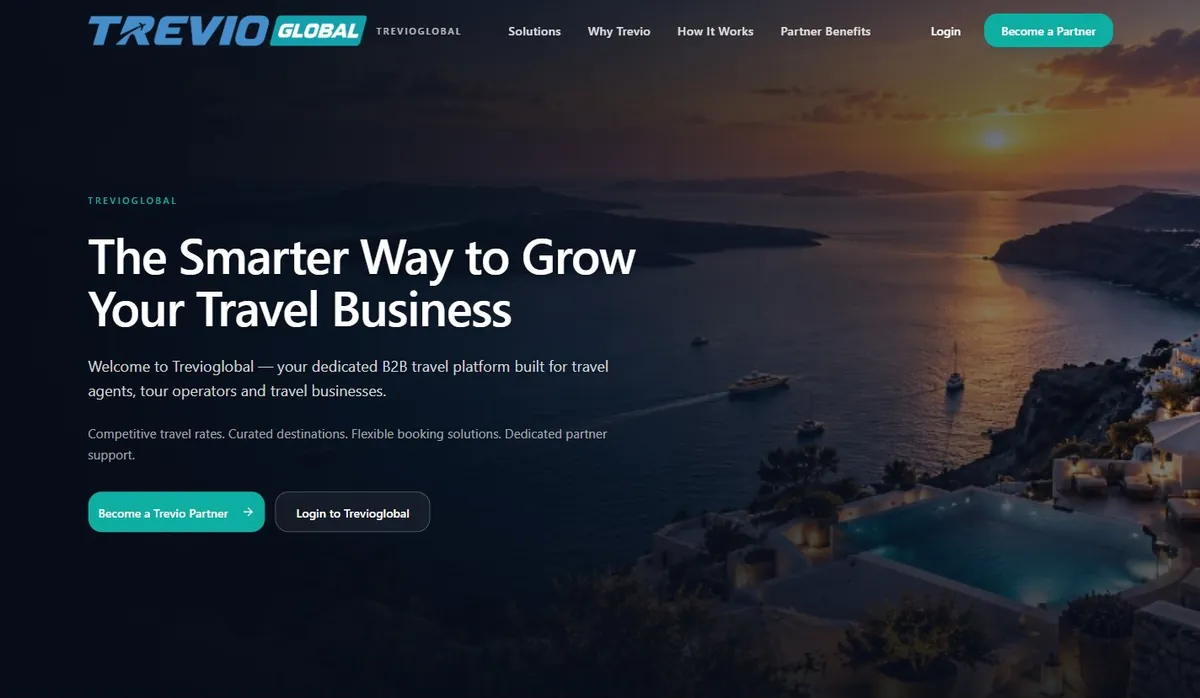 Trevio Global home page: The Smarter Way to Grow Your Travel Business